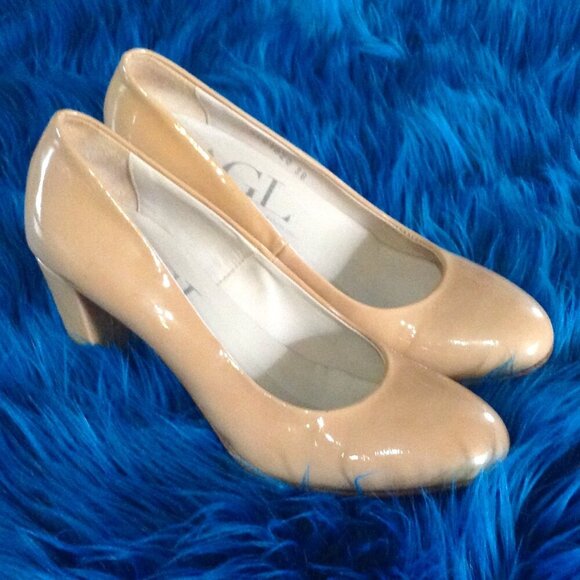 AGL Attilio Giustileom Bruni; 7.5, Italian Patent Leather, Chic, Quite Luxury - Picture 1 of 8